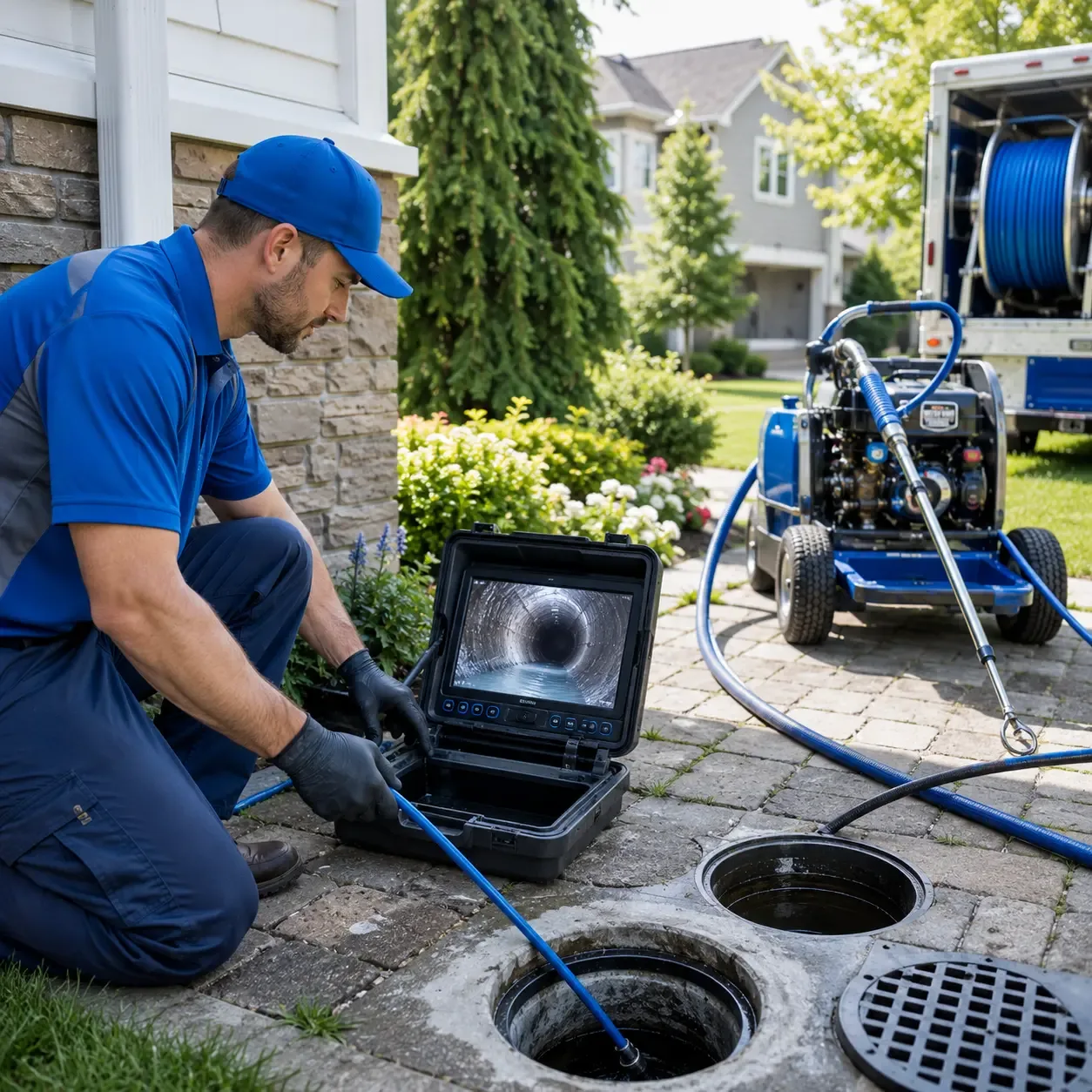 Outdoor drain cleaning professionals serving Frierson, LA